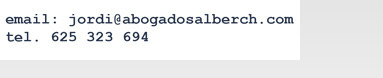 Email: jordi@abogadosalberch.com